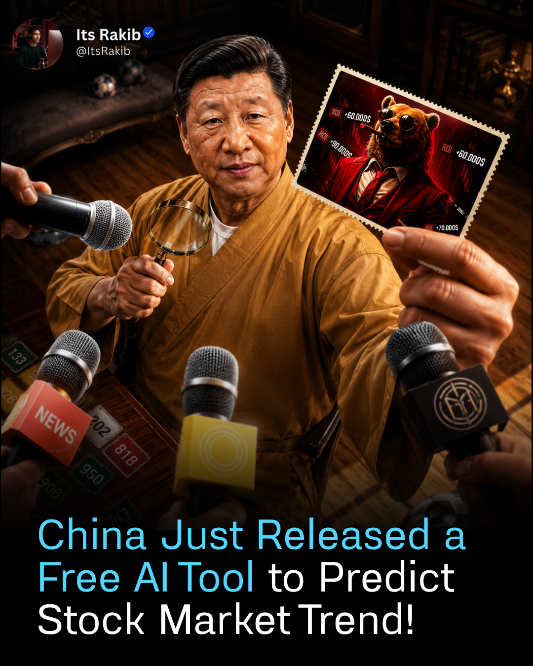 China Just Released a Free AI Tool to Predict Stock Market Trend!
