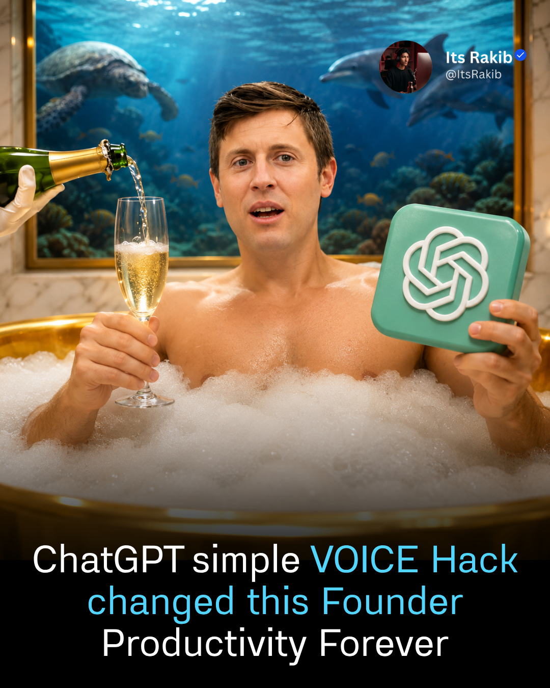 ChatGPT simple VOICE Hack changed this Founder Productivity Forever