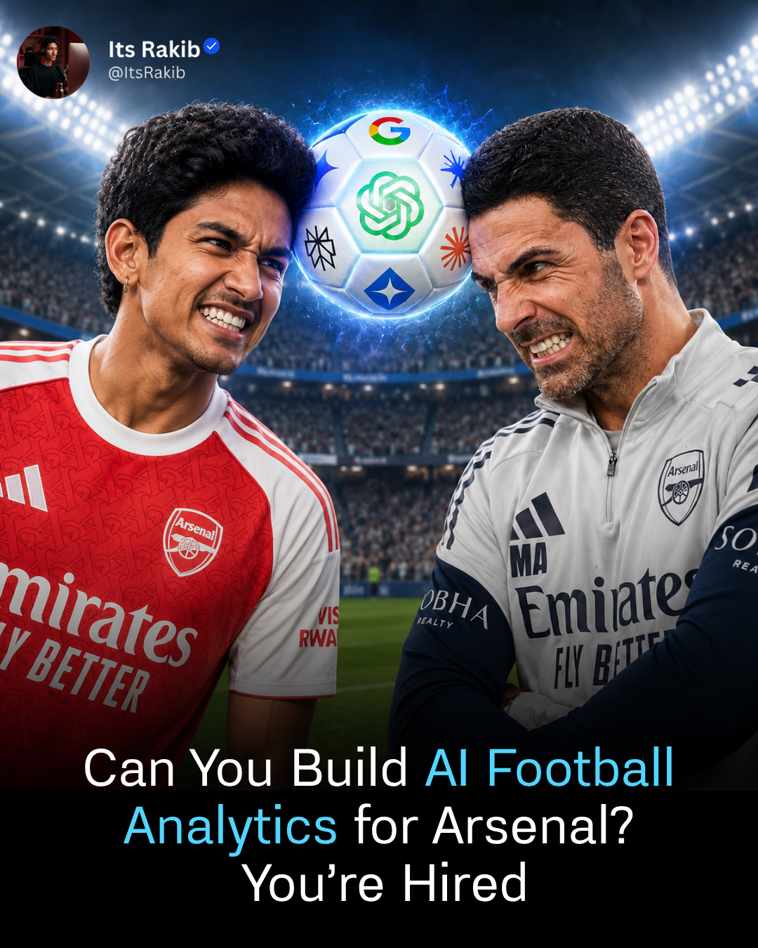 Can You Build AI Football Analytics for Arsenal? You’re Hired