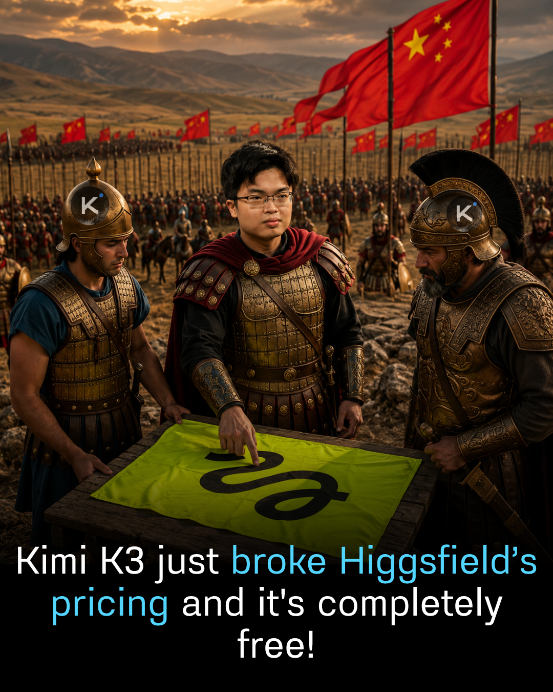 Kimi K3 just broke Higgsfield’s pricing and it's completely free!