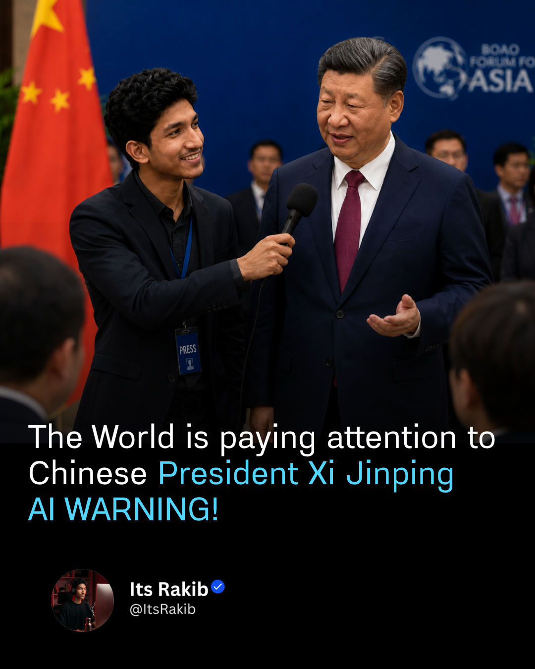 The World is paying attention to Chinese President Xi Jinping AI WARNING!