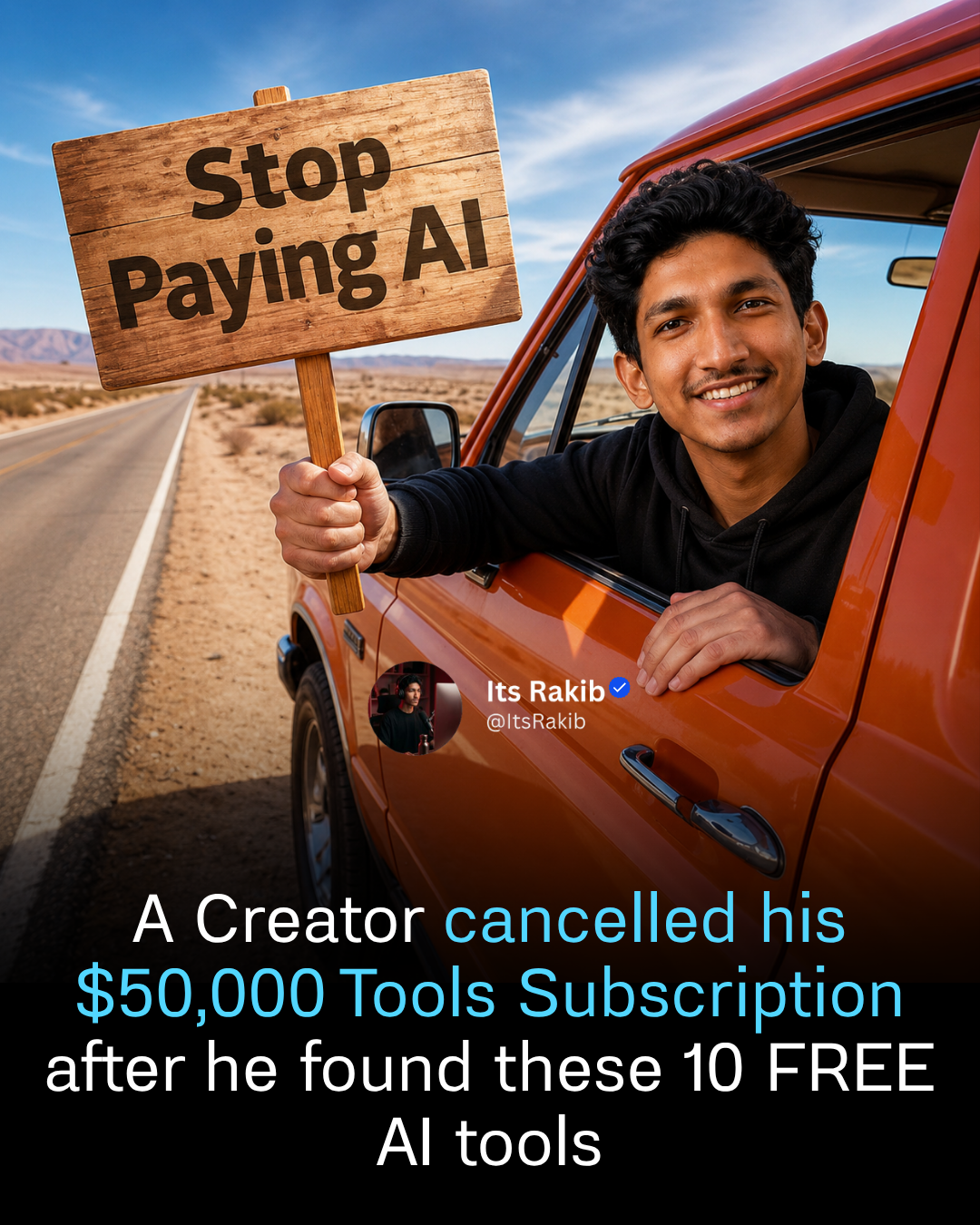 A Creator cancelled his $50,000 Tools Subscription after he found these 10 FREE AI tools