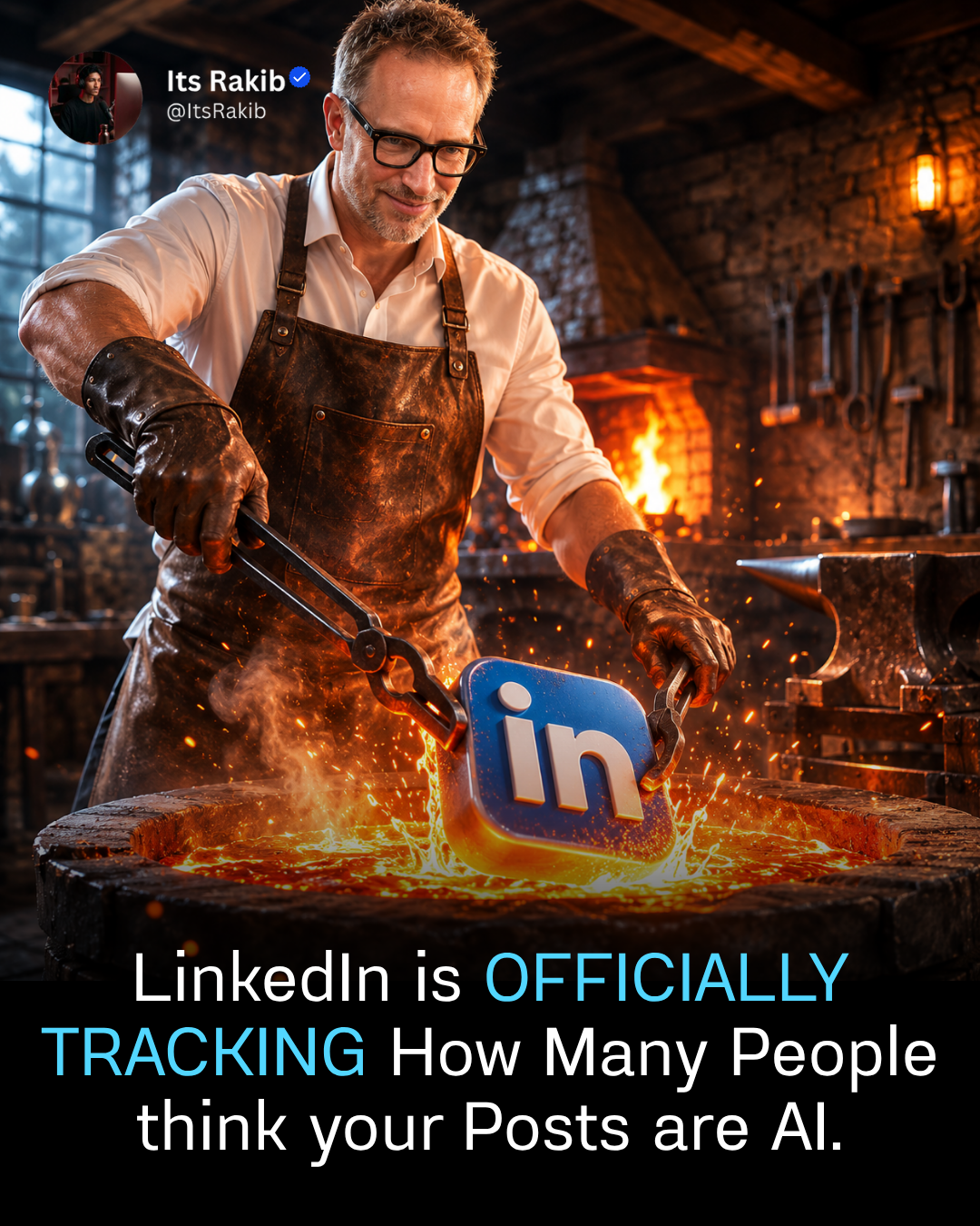 LinkedIn is OFFICIALLY TRACKING How Many People think your Posts are AI.