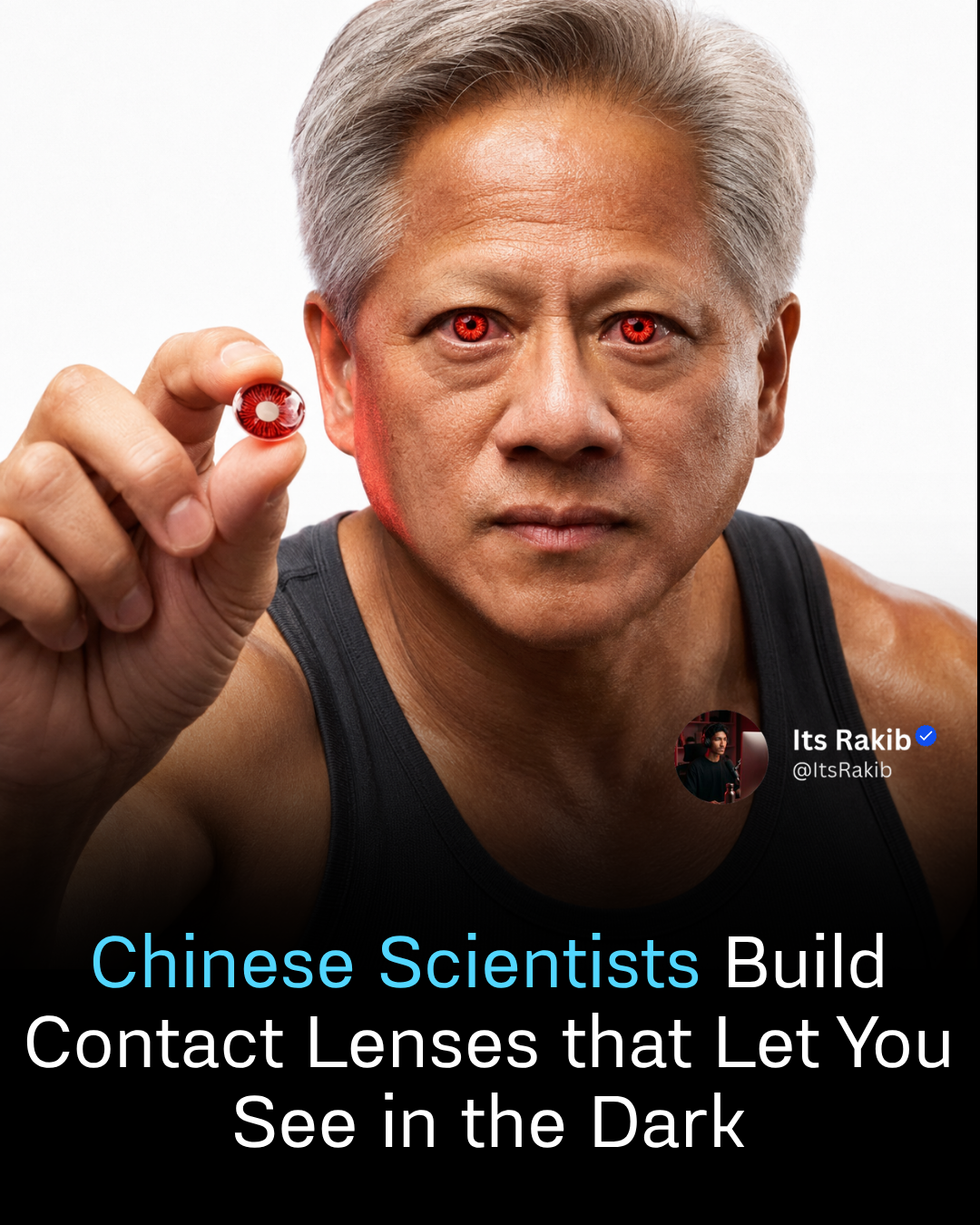 Chinese Scientists Build Contact Lenses that Let You See in the Dark