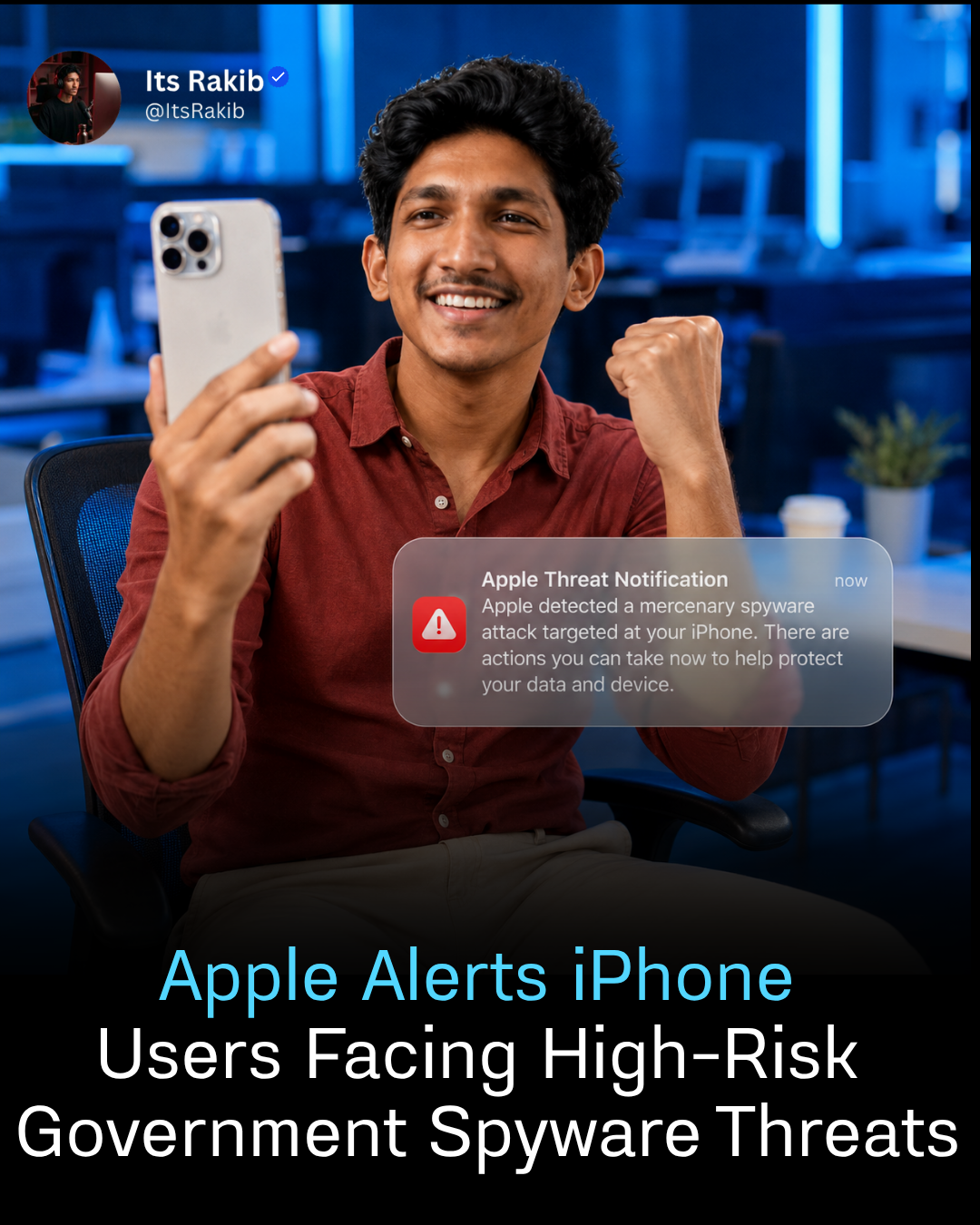 Apple Alerts iPhone Users Facing High-Risk Government Spyware Threats