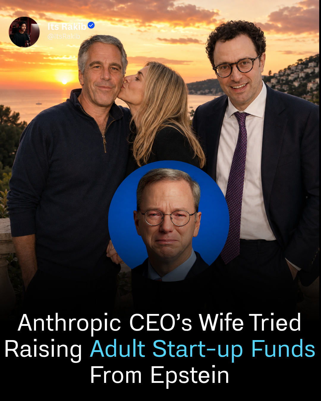 Anthropic CEO’s Wife Tried Raising Adult Start-up Funds From Epstein