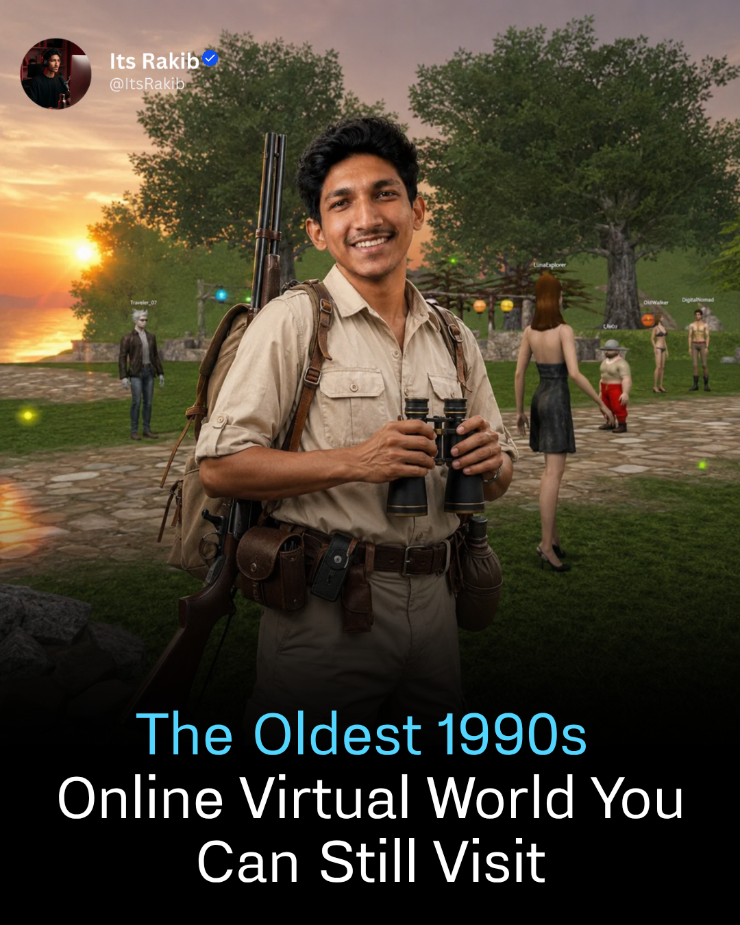 The Oldest 1990s Online Virtual World You Can Still Visit
