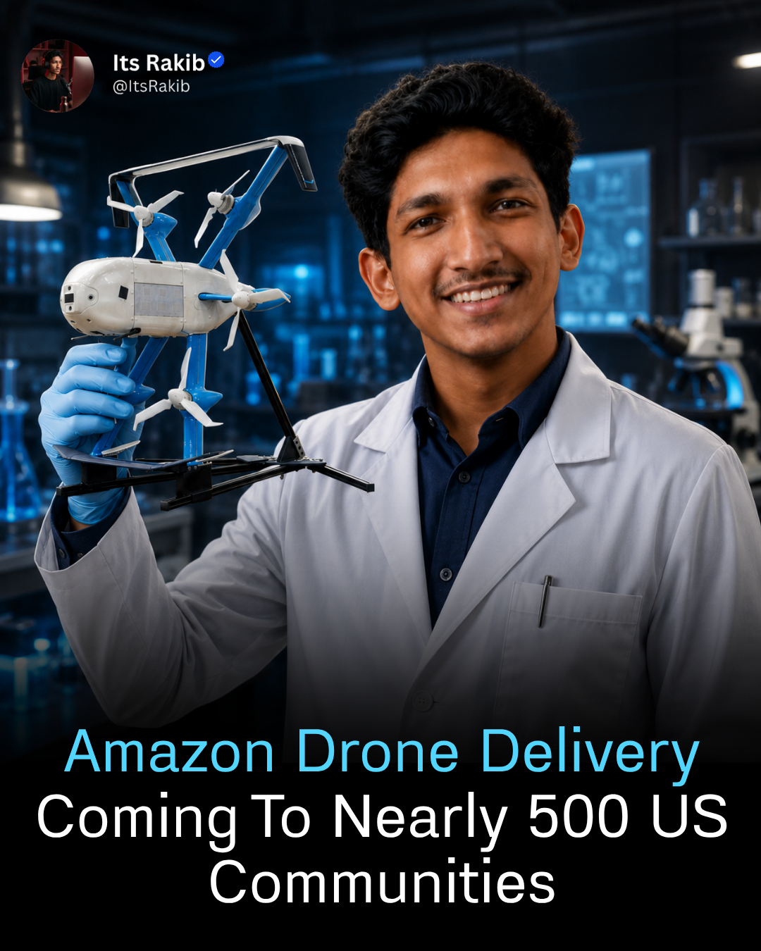 Amazon Drone Delivery Coming To Nearly 500 US Communities