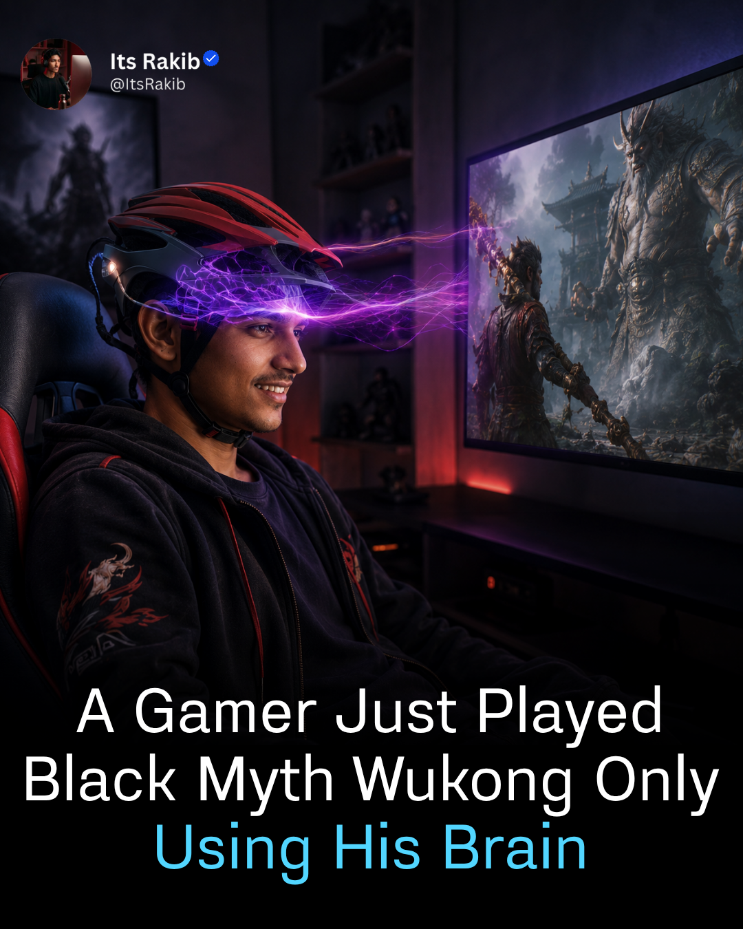 A Gamer Just Played Black Myth Wukong Only Using His Brain