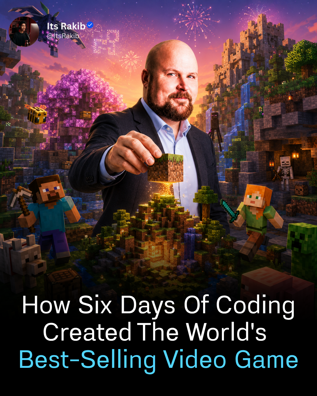 How Six Days Of Coding Created The World's Best-Selling Video Game