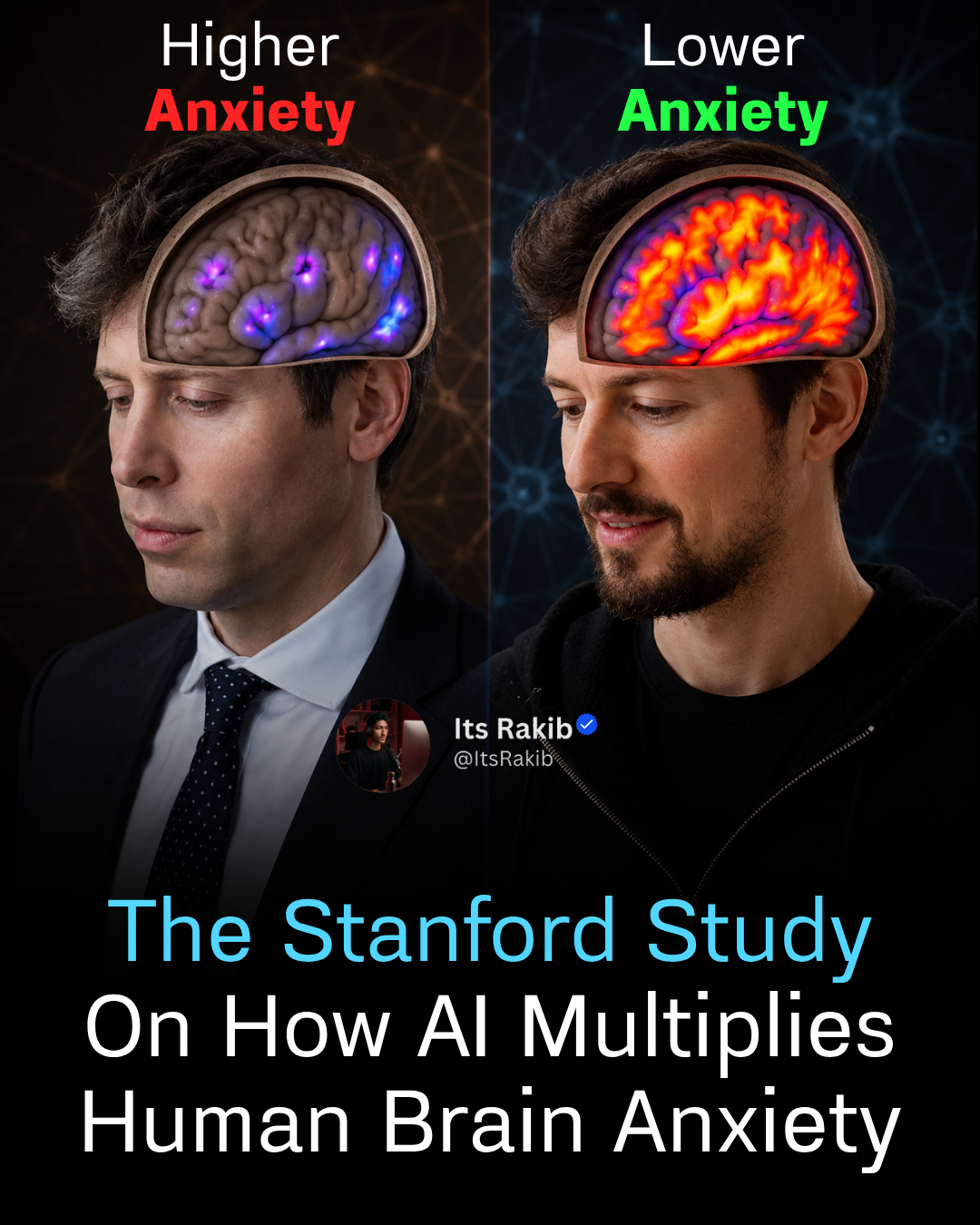 The Stanford Study On How AI Multiplies Human Brain Anxiety Higher Anxiety Lower Anxiety