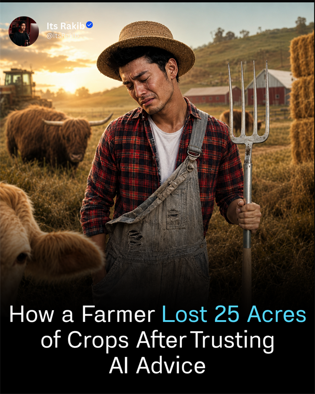How a Farmer Lost 25 Acres of Crops After Trusting AI Advice